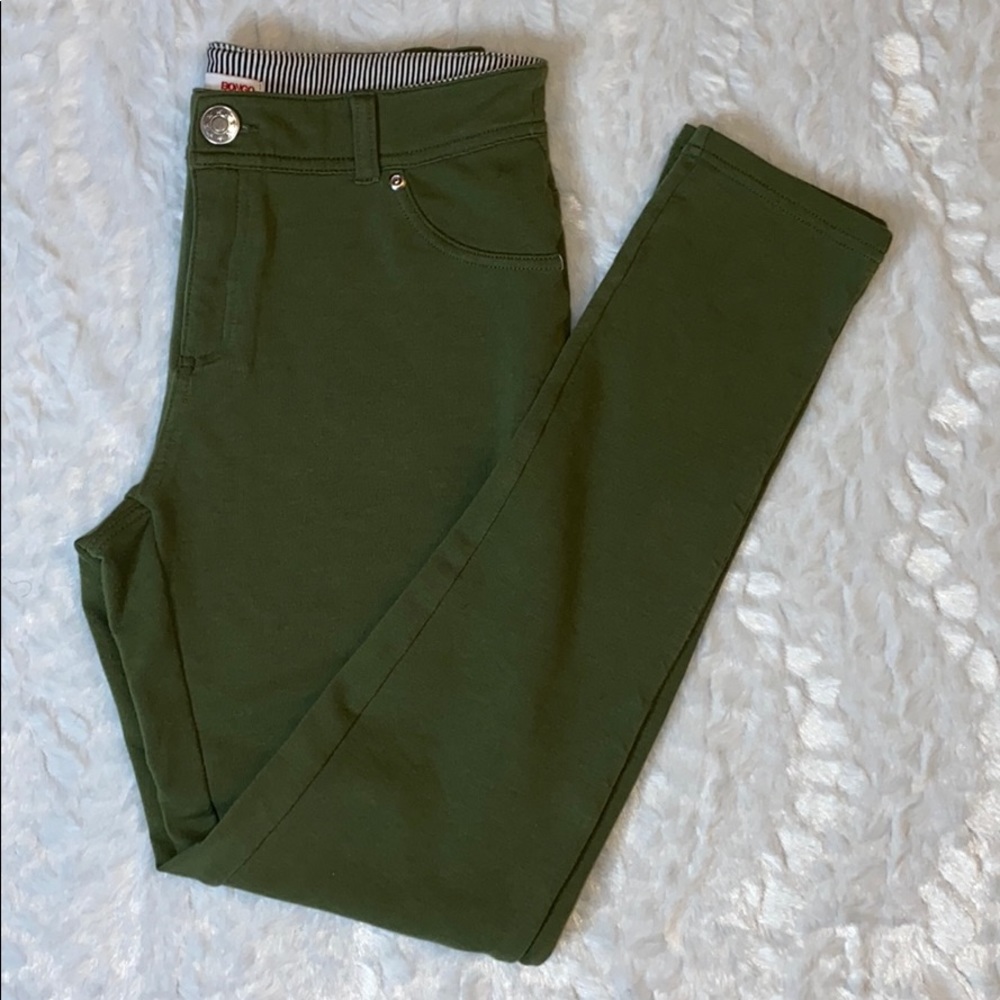 Bongo green skinny stretch jean jeggings medium